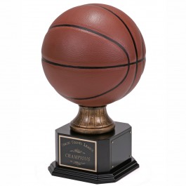BASKETBALL USA TROPHY CUT TO SHAPE ACRYLIC *FREE ENGRAVING* 155mm FULL COLOUR
