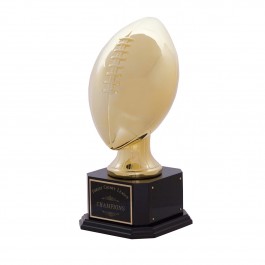 Football Gilt Gold Novelty Trophy with Free ENGRAVING 