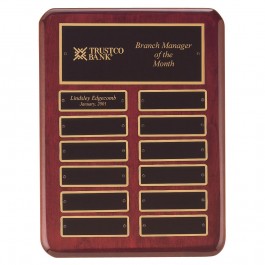 FREE engraving 12x15 Trophy Employee of the Month Perpetual Award Plaque 