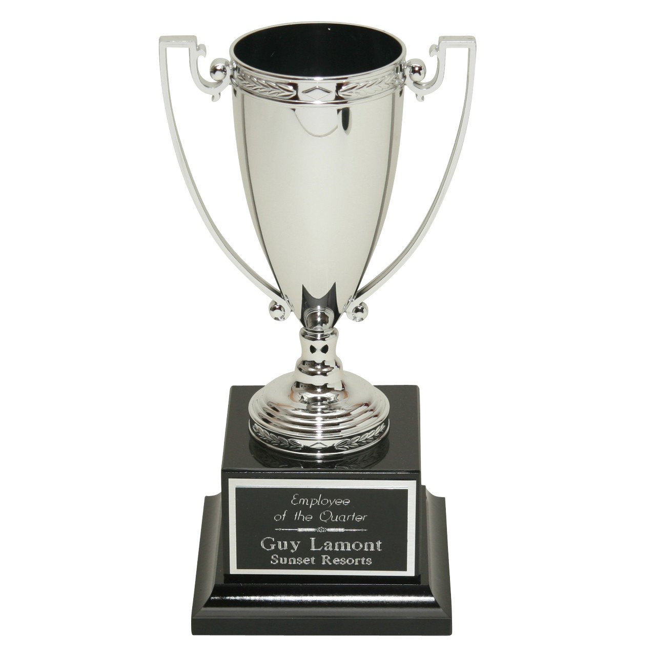 Deluxe Silver Loving Cup Trophy