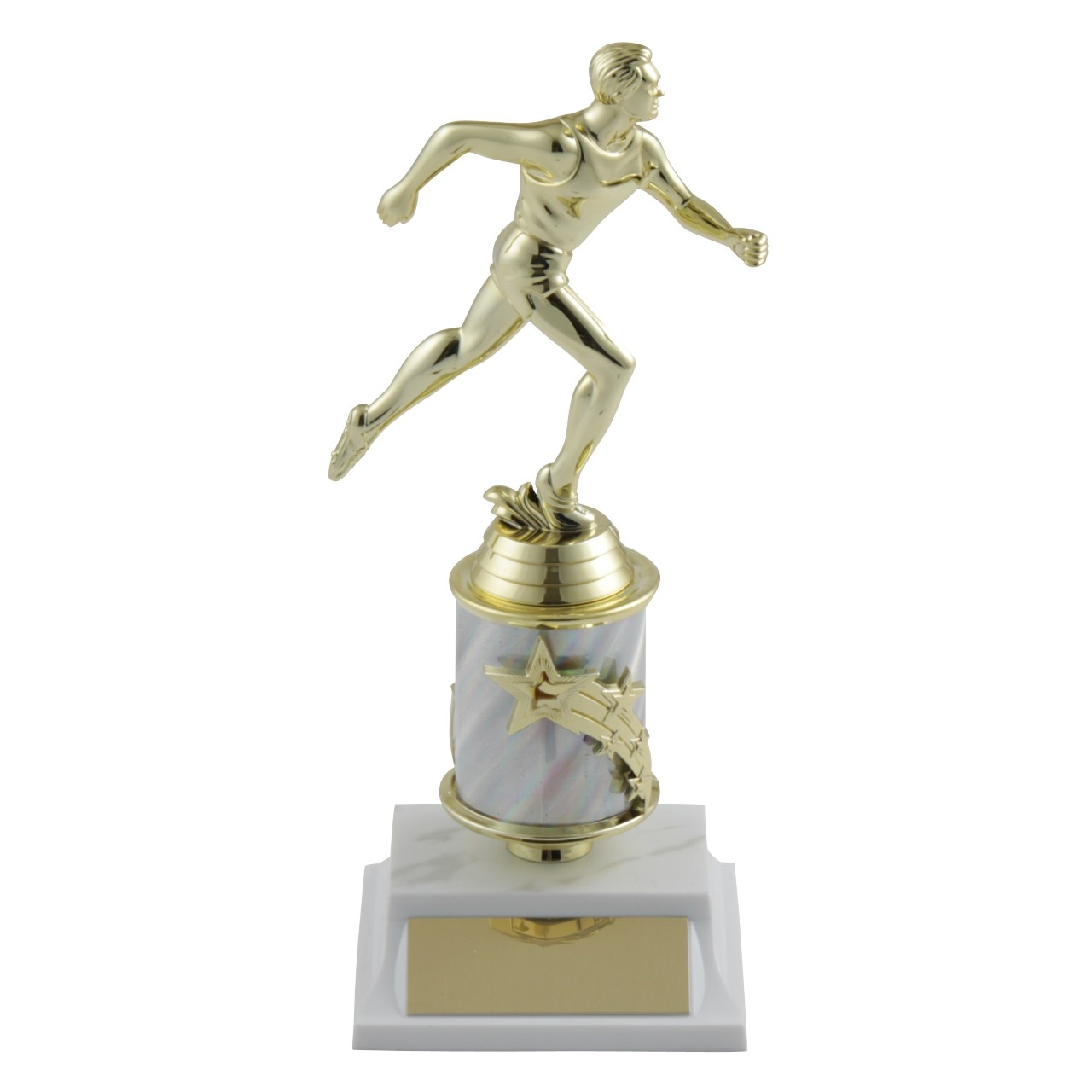 ATHLETICS RUNNING TROPHY ENGRAVED FREE TIMING PODIUM FIELD MINI STAR TROPHIES 