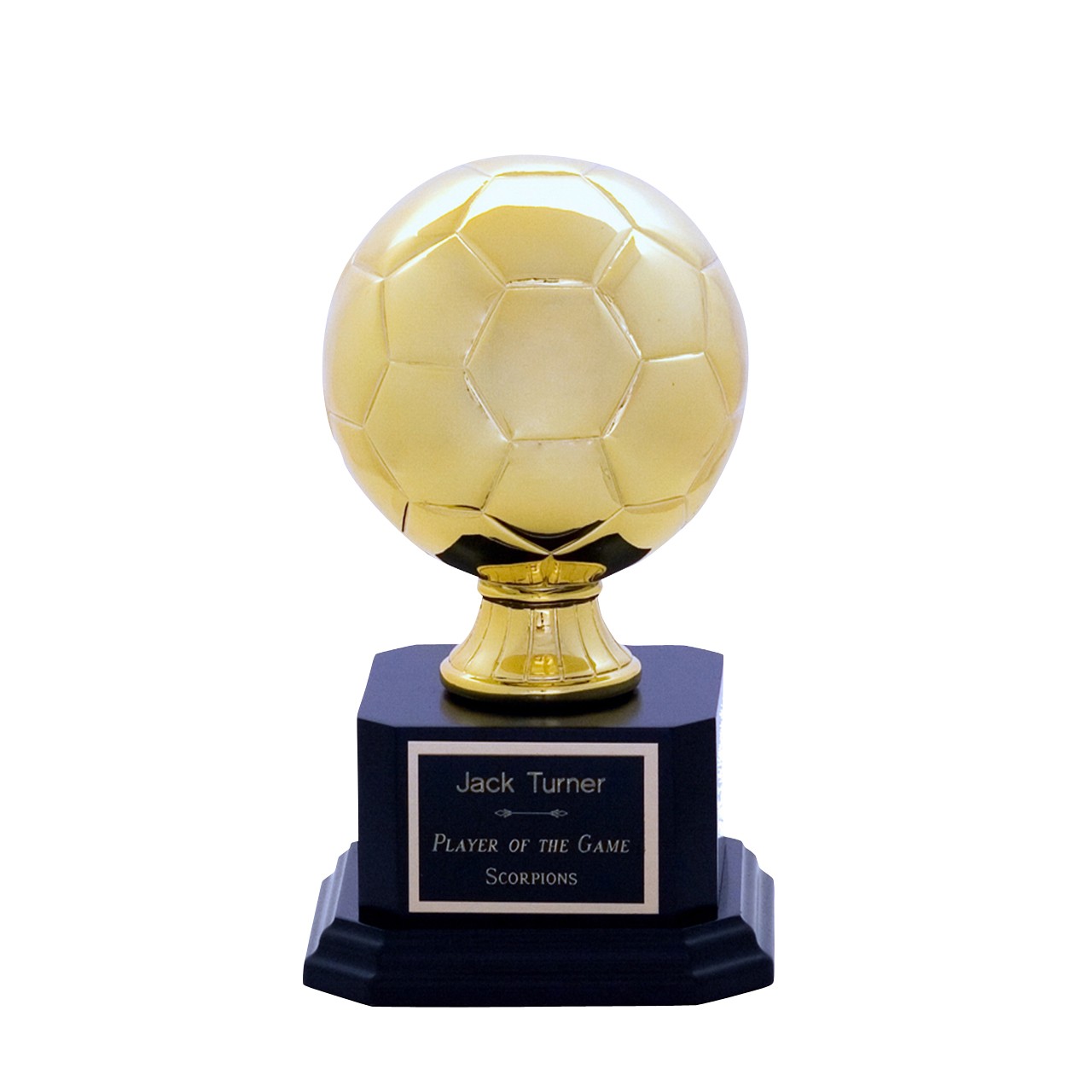 Gravity Football Gold Boot & Ball Award End of Season Achievement FREE engraving 