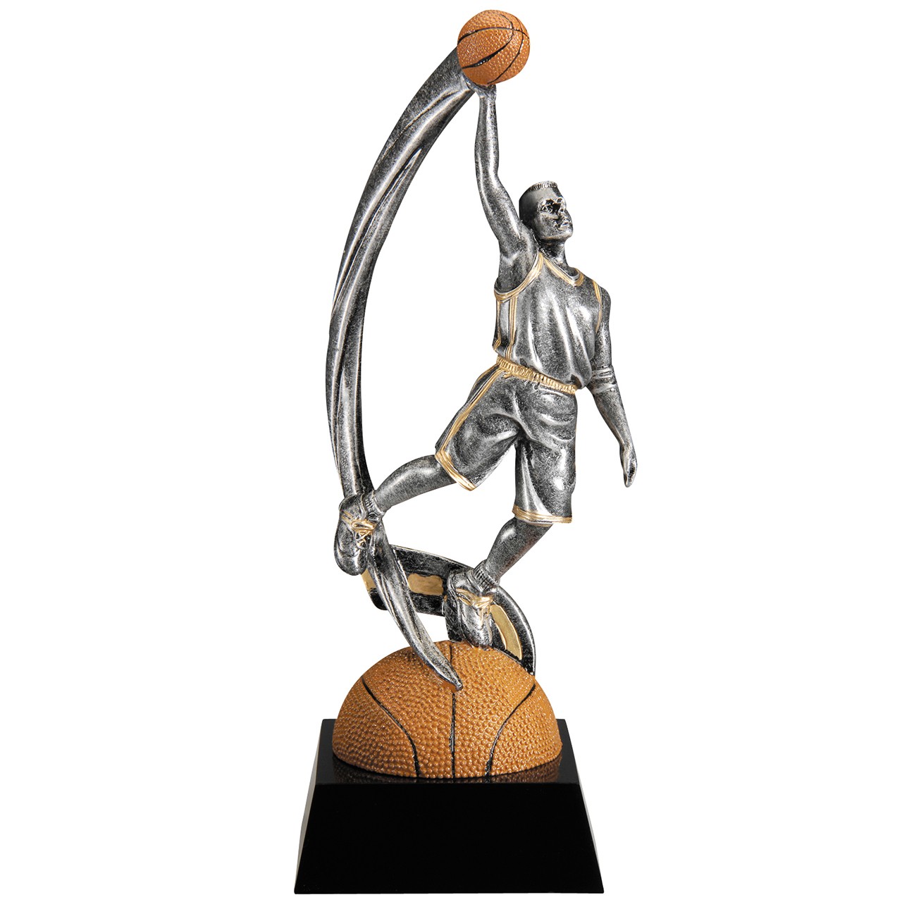 March Madness Basketball Award FREE Engraving Slam Dunk Ships 2 Day Mail 