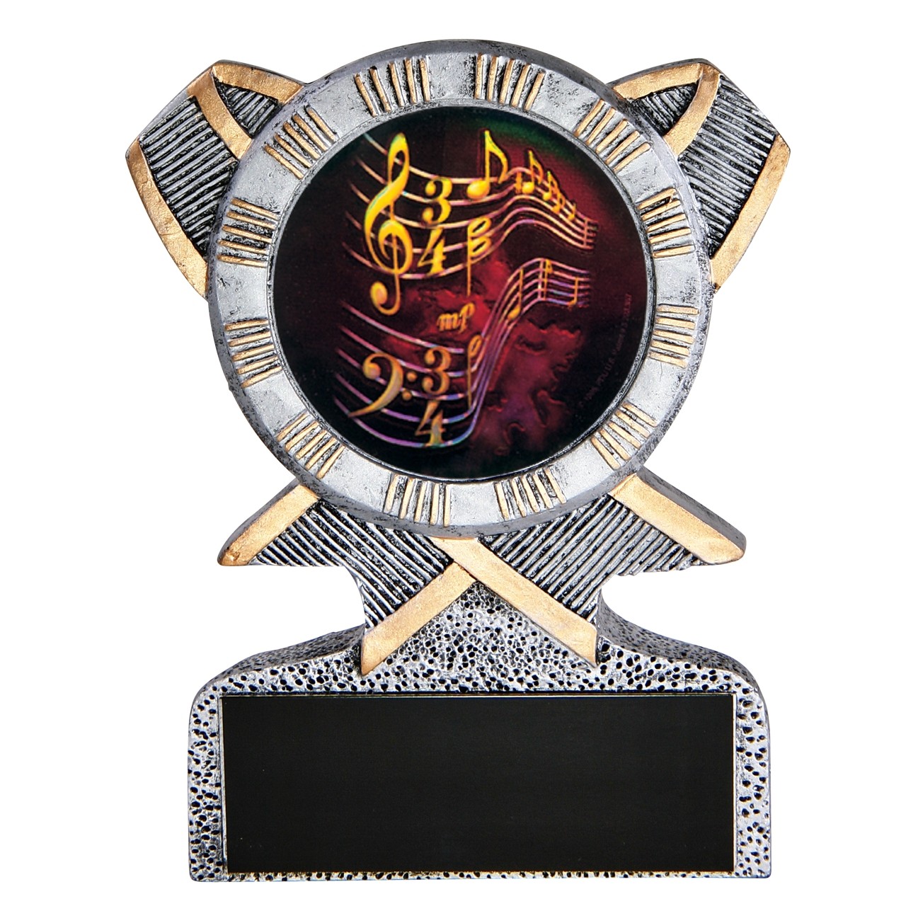MUSIC MEDAL trophy & ribbon award trophies 