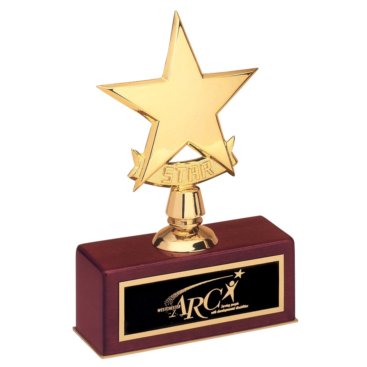 free engraving & p&p 8cm Mini Star Reading Trophy Award 