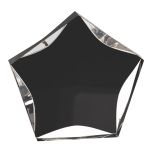Clear Luminary Black Star Acrylic Trophies