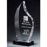 Premium Acrylic Award with Art Deco Flame