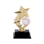 Star Spinning Baseball Trophies