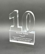 Years Of Service Acrylic Award