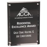 Magnetic Black Acrylic Standing Plaque