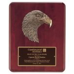Eagle's Head Rosewood Plaque