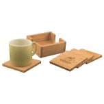 Etched Bamboo Coaster Gift