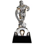 Full Kick Female Soccer Trophy