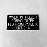 Electric Panel Plate - 1 x 3.5
