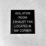 Electric Panel Plate - 3 x 3