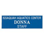 Engraved Three Line Name Badge