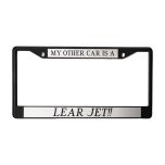 Personalized License Plate Frame - Black