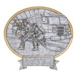 Oval Firefighting Award