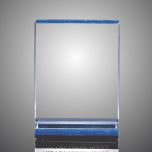 Color Bottom Beveled Acrylic - Blue