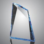Faceted Mountain Cut Acrylic Trophies