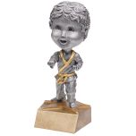 Male Karate Bobblehead Trophy