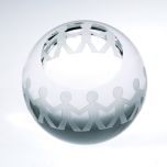 Harmony Slanted Crystal Globe