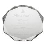 Bevel Edged Round Acrylic Awards