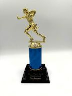 Flag Football Trophies with Column Choice
