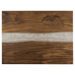 Acacia with White Pearl Resin Serving Board