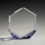 Lilac Hexagonal Crystal Award