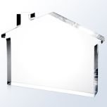 Acrylic House Shaped Award - Real Estate