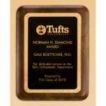 American Walnut Wood Award Plaque