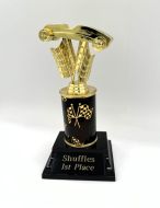 Pinewood derby column trophy