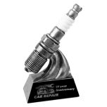 Resin Spark Plug Award Trophy