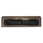 Walnut Desk Wedge  - example 1