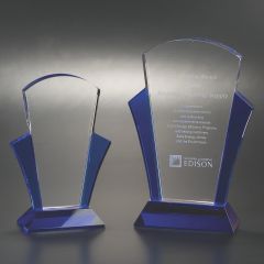 Blue Envy Crystal Award