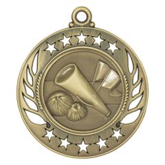 Stencil Cut Cheerleading Medallion