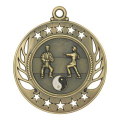 Antiqued Galaxy Martial Arts Medals