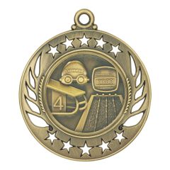 Stencil Cut Swimming Medals