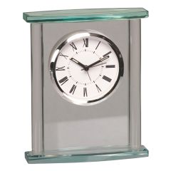 Square Glass Desk Clock