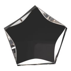 Clear Luminary Black Star Acrylic Trophies