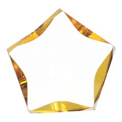 Gold Luminary Clear Star Acrylic Awards