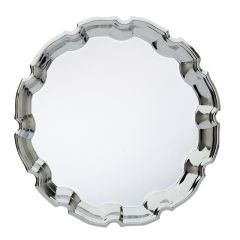Scalloped Chrome Plated Tray