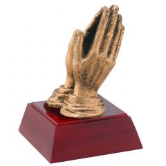 Resin Praying Hands Trophies