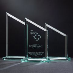 Peaked Jade Glass Award