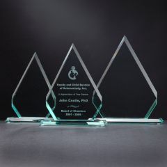 Economical Arrowhead Jade Glass Award