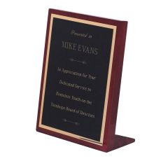 Rosewood Piano Finish Standing Plaque