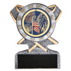 Resin Fireworks July 4th Trophy