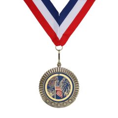 Patriotic Fireworks Medal