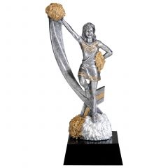 High Step Cheerleading Resin Trophy